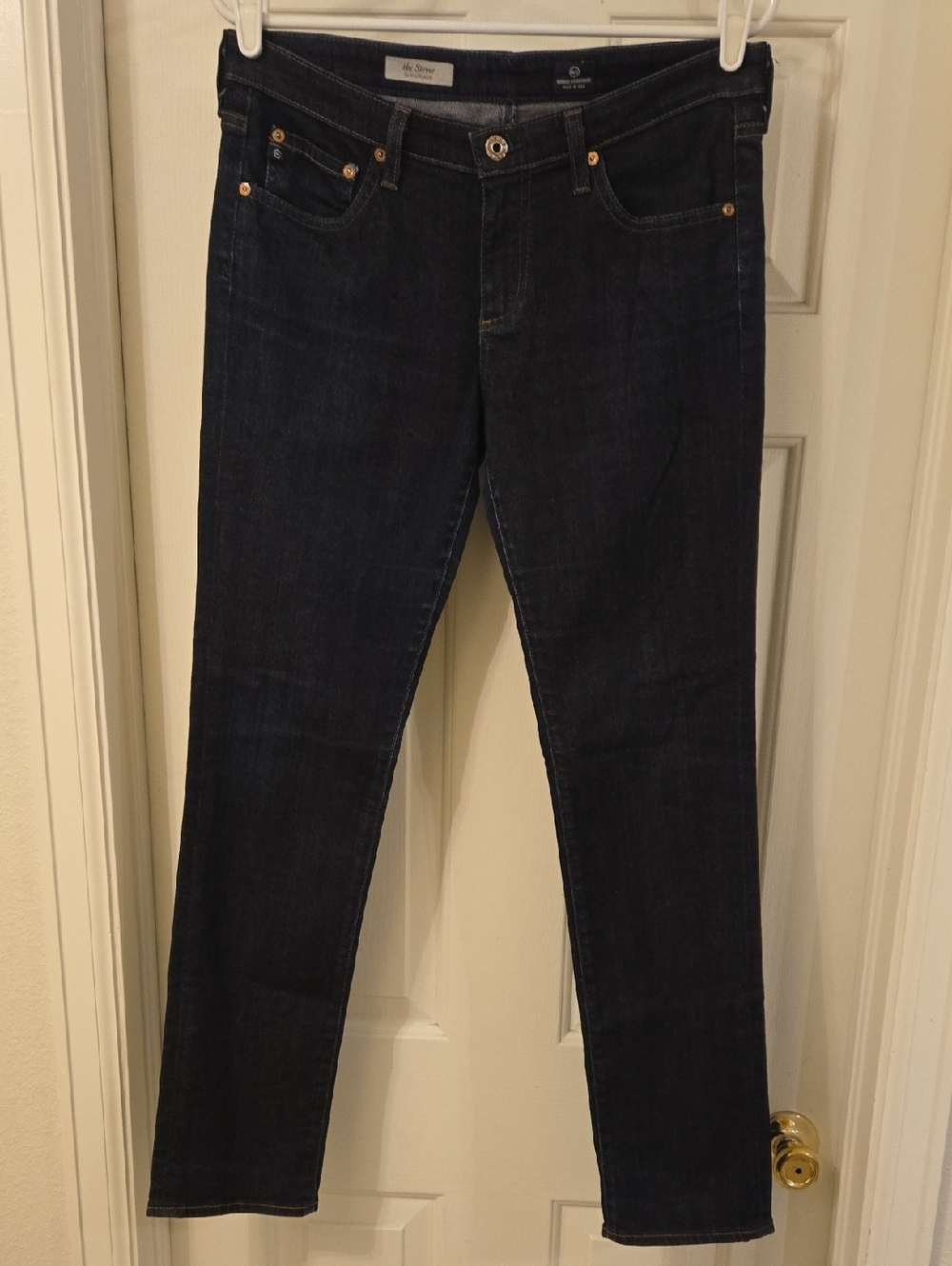 AG Adriano Goldschmied Women's the Stevie Slim Straight Leg Jeans